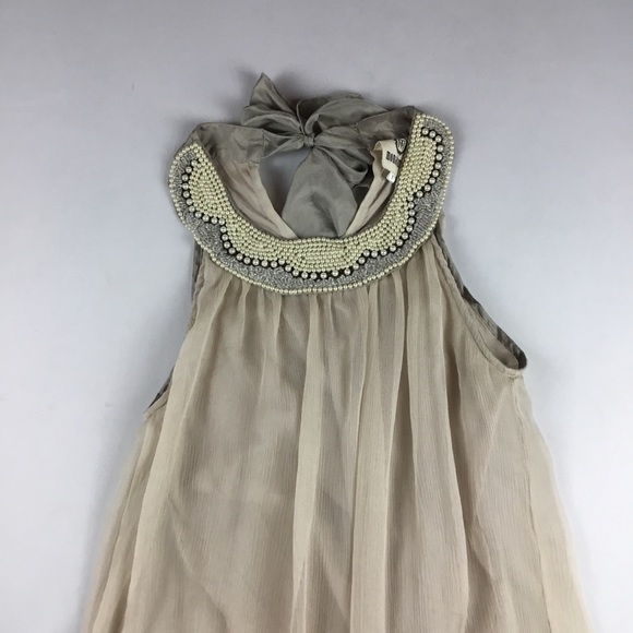 Monahmour Silk Beaded Tunic Dress - Picture 2 of 6